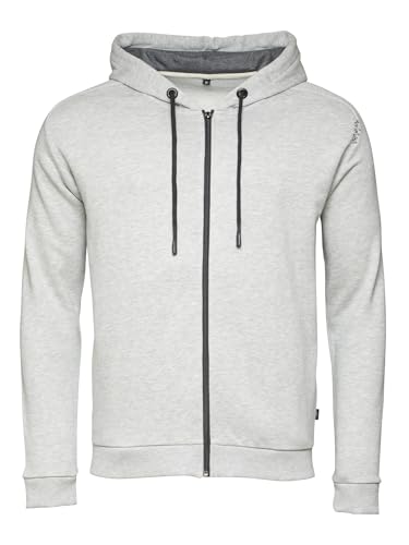 Chillaz M Tegernsee Jacket Grau - Warme bequeme Herren Sweatjacke, Größe XL - Farbe Light Grey Melange von Chillaz