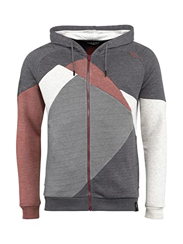 Chillaz M Villach Jacket Colorblock - Coole wärmende Herren Colorblock Jacke, Größe M - Farbe Anthrazit Melange von Chillaz