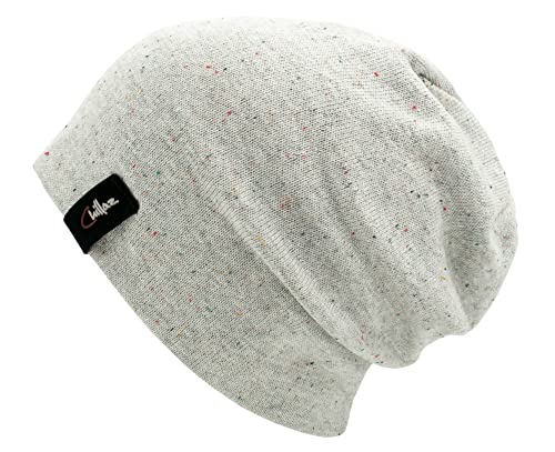 Chillaz Relaxed Beanie Beige - Elastische Bequeme Mütze, Größe One Size - Farbe Sand Melange Dotted von Chillaz