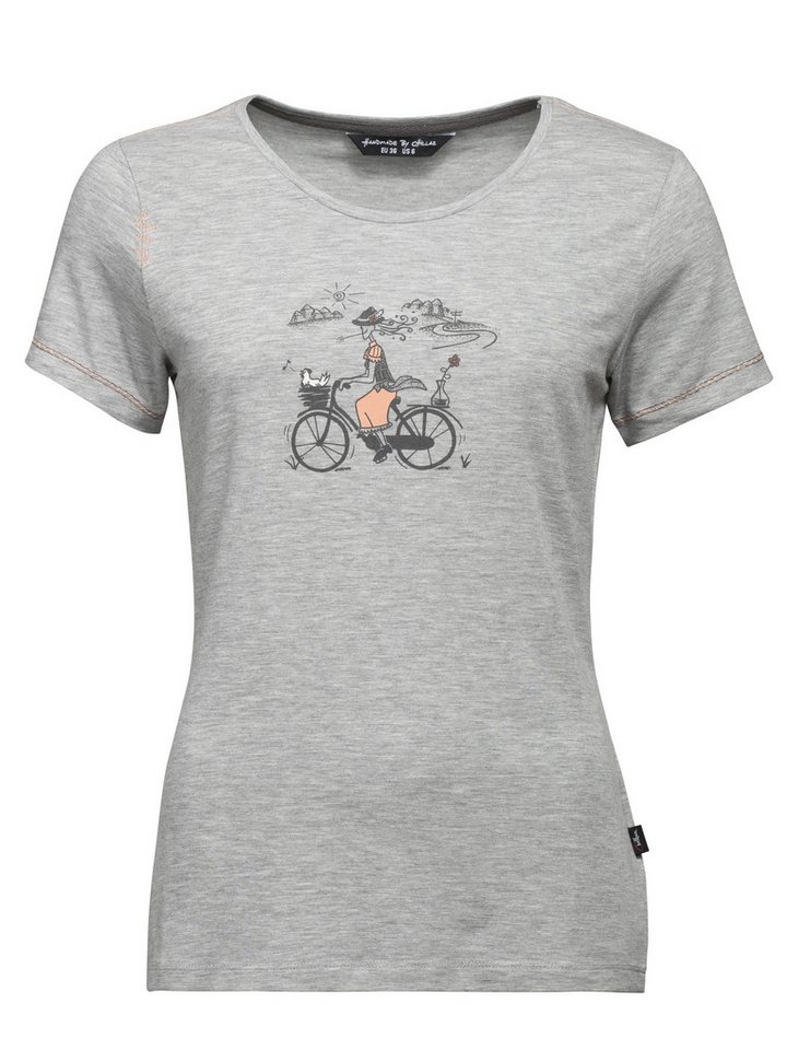 Chillaz T-Shirt Saile Tyrolean Trip grey melange Chillaz T-Shirt Saile Tyrolean Trip grey melange von Chillaz