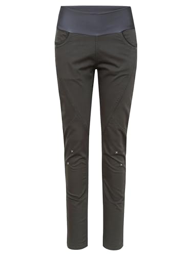 Chillaz W Fuji 2.0 Pant Schwarz - Robuste elastische Damen Kletterhose, Größe 42 - Farbe Black von Chillaz