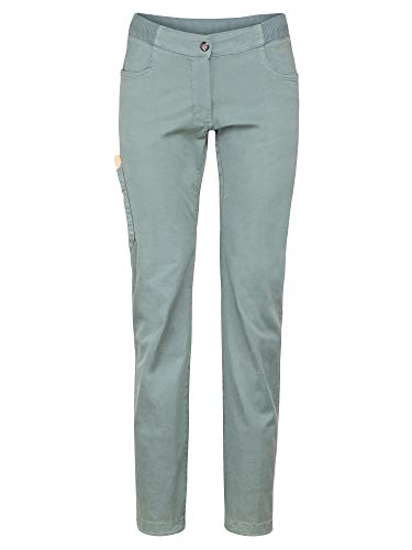 Chillaz W Jessy Pant Grün - Komfortable elastische Damen Baumwoll Kletterhose, Größe 36 - Farbe Grey Green von Chillaz