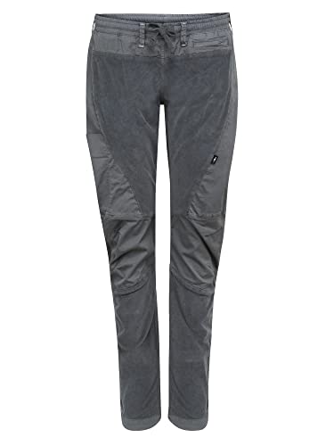 Chillaz W Kitzsteinhorn Pant Grau - Robuste atmungsaktive Damen Kletterhose, Größe 40 - Regular - Farbe Dark Grey von Chillaz