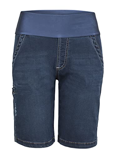 Chillaz W Sandra 2.0 Shorty Blau - Elastische Bequeme Damen Kletterhose, Größe 36 - Farbe Denim Dark Blue von Chillaz