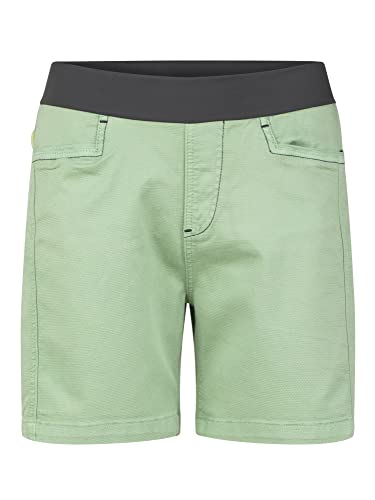 Chillaz W Sarah 2.0 Shorty Grün - Elastische Bequeme Damen Kletterhose, Größe 38 - Farbe Light Green von Chillaz