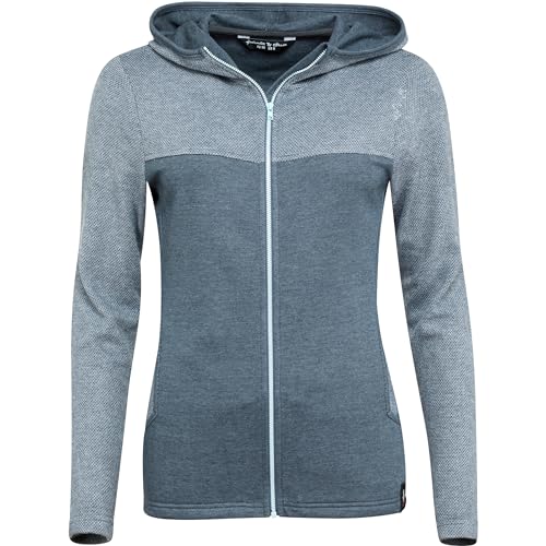 Chillaz W Street Jacket Colorblock-Blau - Vegane warme Damen Freizeit Jacke, Größe 34 - Farbe Dark Blue von Chillaz