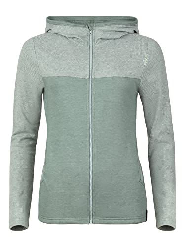 Chillaz W Street Jacket Colorblock-Grün - Vegane warme Damen Freizeit Jacke, Größe 38 - Farbe Green von Chillaz