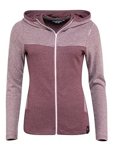 Chillaz W Street Jacket Colorblock-Rot - Vegane warme Damen Freizeit Jacke, Größe 36 - Farbe Apple Butter von Chillaz