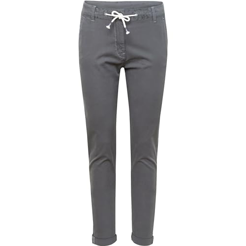 Chillaz W Summer Splash Pants Grau - Elastische vielseitige Damen Kletterhose, Größe 42 - Farbe Dark Grey von Chillaz