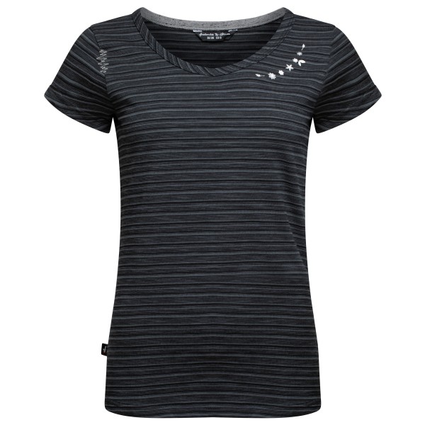 Chillaz - Women's Fancy Flower T-Shirt - T-Shirt Gr 32 schwarz von Chillaz