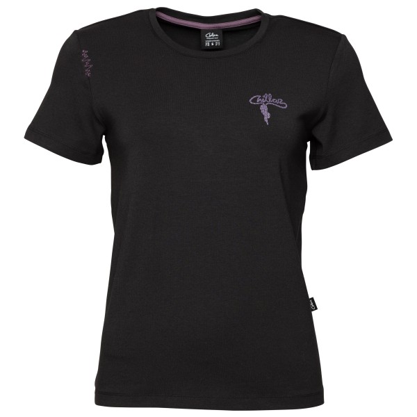 Chillaz - Women's Iseo Mountain Logo T-Shirt - T-Shirt Gr 38 schwarz von Chillaz