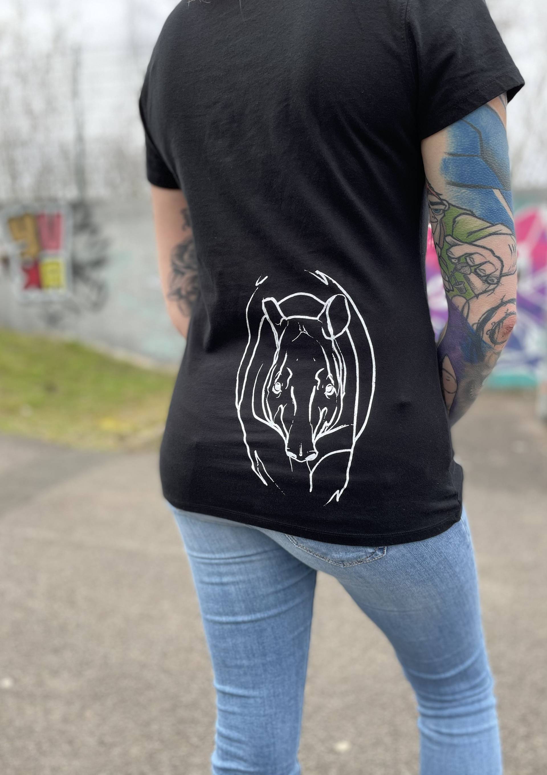 Shirt, Tapir, Fairtrade, Siebdruck, Female Shirt, Tapir, Fairtrade, Siebdruck, Female von ChillimilliCM