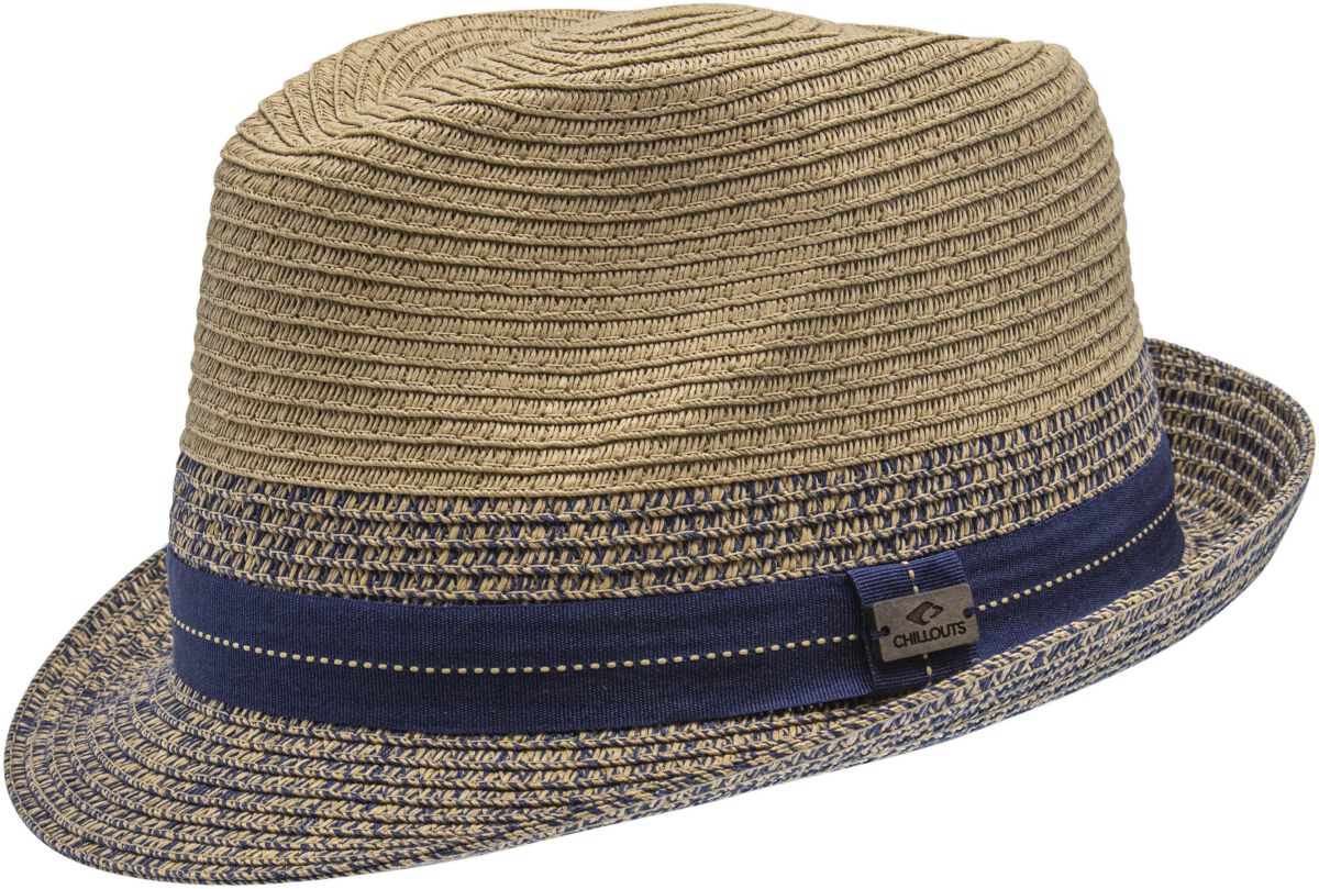 Chillouts Cebu Hat Hut beige dunkelblau von Chillouts