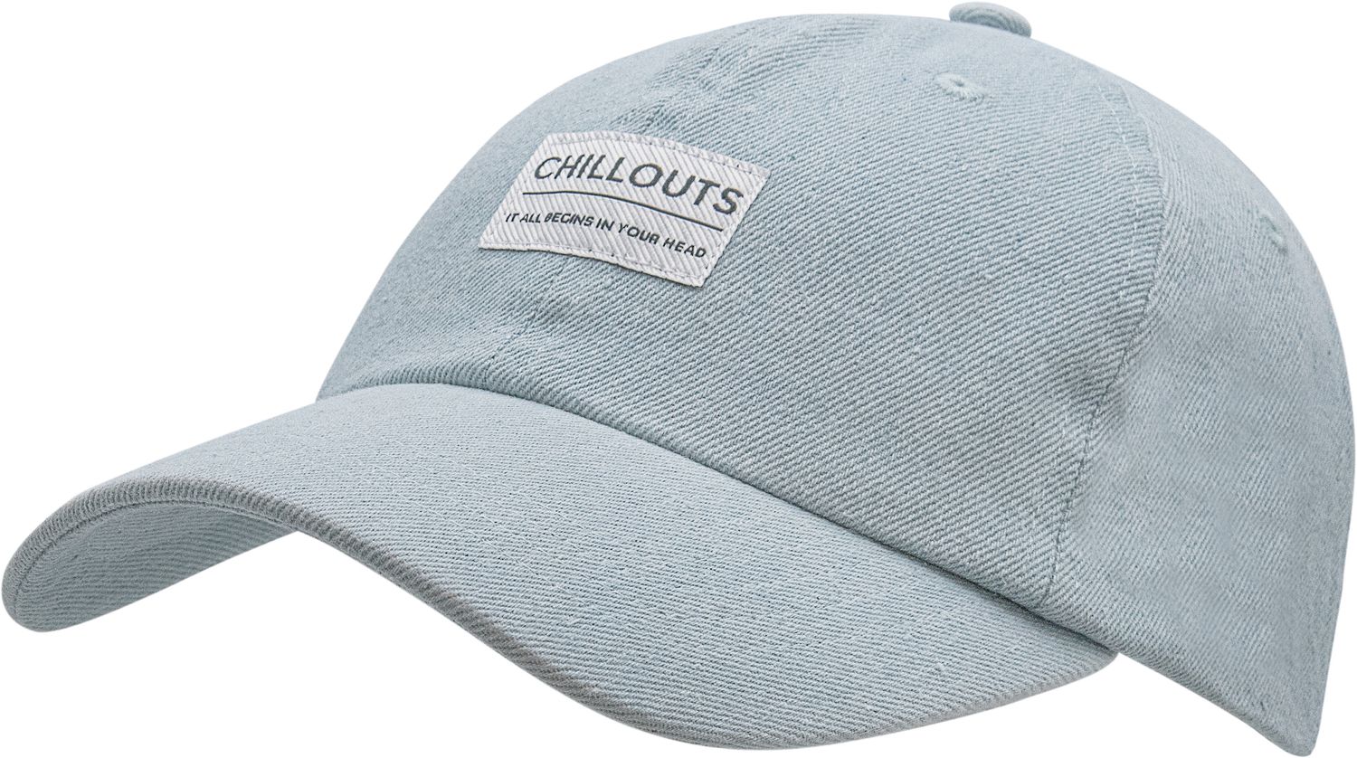 Chillouts Kenitra Denim Baseball Cap aus Baumwolle von Chillouts