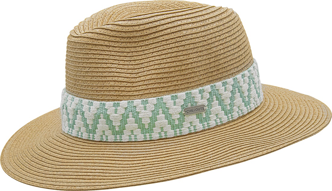 Chillouts knautschbarer Papierfedora Ethnoband von Chillouts