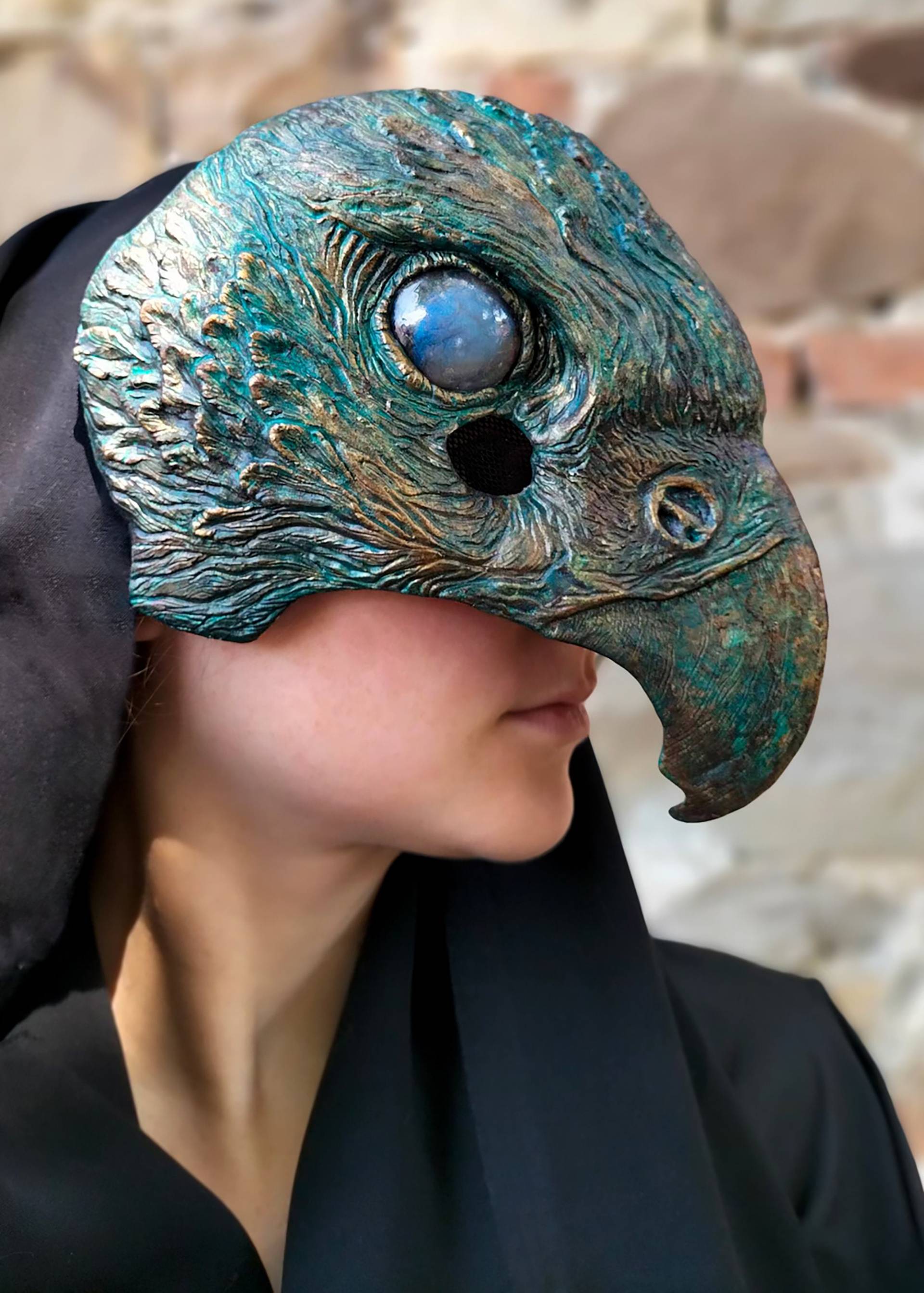 Oxidierte Falke Maske Resin Cosplay Maskerade - Leichtgewichte Larp Oxidierte Falke Maske Resin Cosplay Maskerade - Leichtgewichte Larp von ChimericalDragonfly