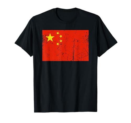China-Flaggen-Grafik für Männer, Frauen, Kinder T-Shirt China-Flaggen-Grafik für Männer, Frauen, Kinder T-Shirt von China Flag Graphic Store