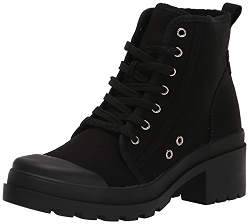 Chinese Laundry Damen Leinwand mit Hasen-Motiv Springerstiefel, schwarz, 39.5 EU von Chinese Laundry