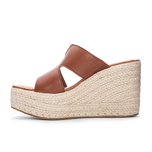 Chinese Laundry Damen Next Door Wedge Sandale, Hellbraun, 37 EU von Chinese Laundry