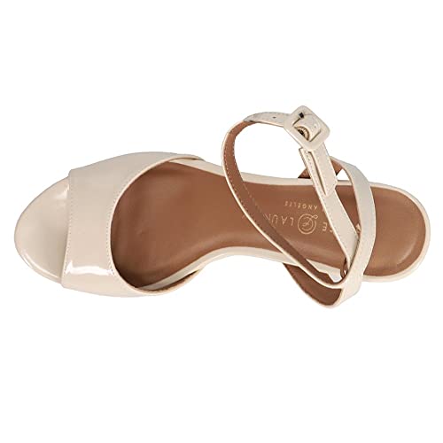 Chinese Laundry Damen Theresa-patent Sandale mit Absatz, Knochenpatent, 39 EU von Chinese Laundry