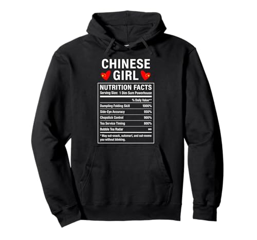 Chinesisches Mädchen Stolze Chinesin Pullover Hoodie von Chinese Roots Gifts & Tee