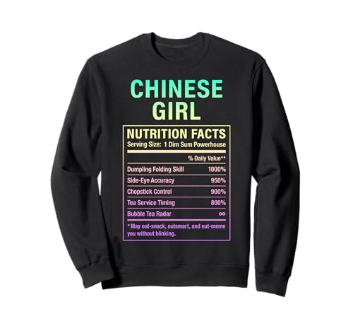 Chinesisches Mädchen Stolze Chinesin Sweatshirt von Chinese Roots Gifts & Tee