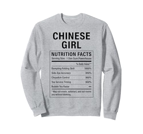 Chinesisches Mädchen Stolze Chinesin Sweatshirt von Chinese Roots Gifts & Tee