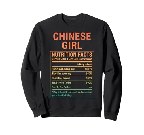 Chinesisches Mädchen Stolze Chinesin Sweatshirt von Chinese Roots Gifts & Tee