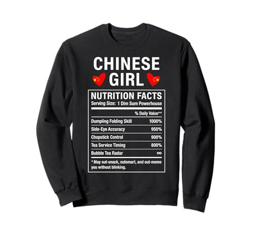 Chinesisches Mädchen Stolze Chinesin Sweatshirt von Chinese Roots Gifts & Tee