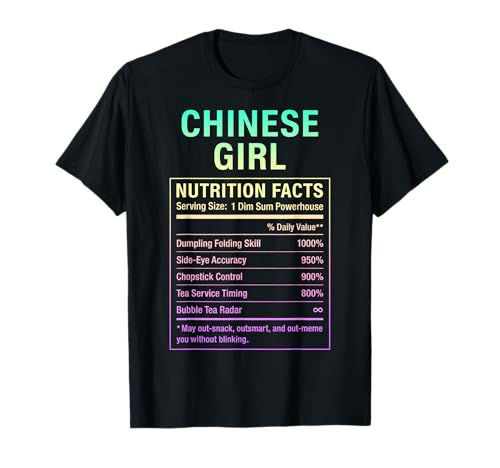 Chinesisches Mädchen Stolze Chinesin T-Shirt von Chinese Roots Gifts & Tee