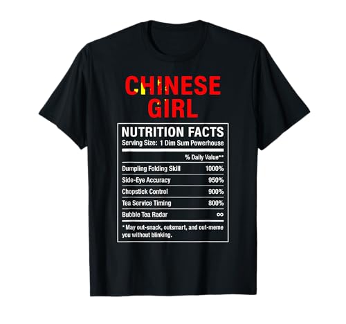 Chinesisches Mädchen Stolze Chinesin T-Shirt von Chinese Roots Gifts & Tee