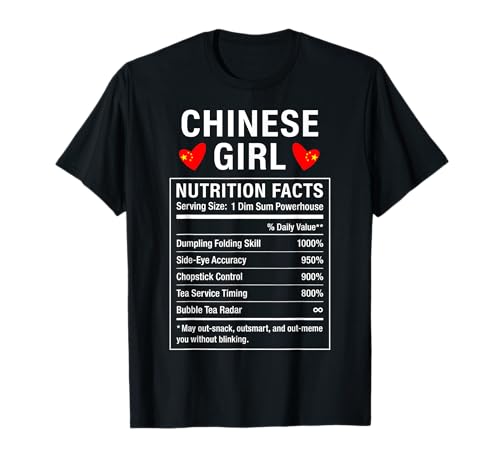 Chinesisches Mädchen Stolze Chinesin T-Shirt von Chinese Roots Gifts & Tee