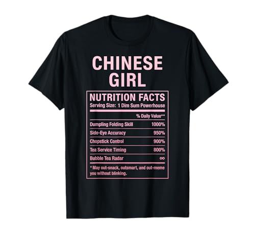 Chinesisches Mädchen Stolze Chinesin T-Shirt von Chinese Roots Gifts & Tee