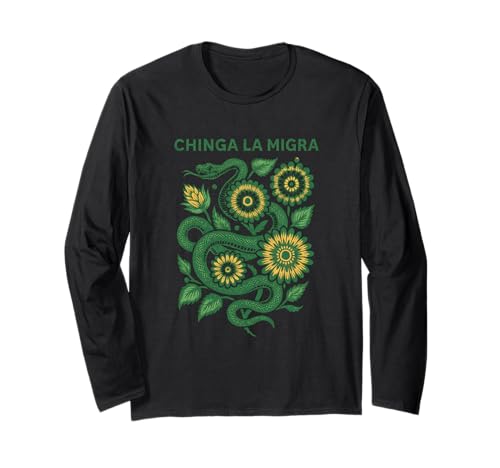 Chinga La Migra Shirts Herren Damen Langarmshirt Chinga La Migra Shirts Herren Damen Langarmshirt von Chinga La Migra Tees