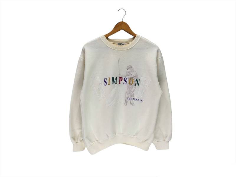 Vintage Simpson Australien Golf Design Sweatshirt Sweater Pullover Crewneck von Chinoi2021