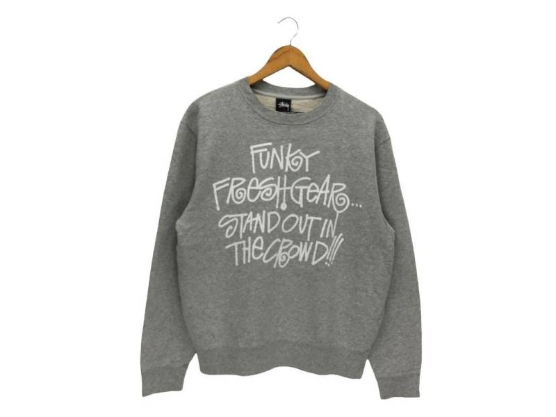 Vintage Stussy Big Logo Sweatshirt Funky Freshgear Stechen in The Crowd Streetwear Spellout Pullover von Chinoi2021