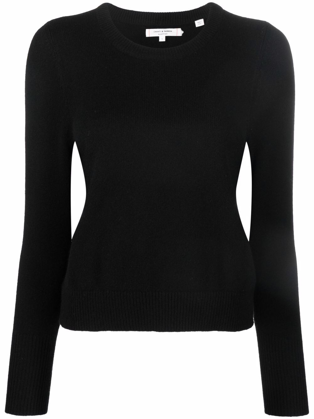 Chinti & Parker Cropped-Pullover aus Kaschmir - Schwarz von Chinti & Parker