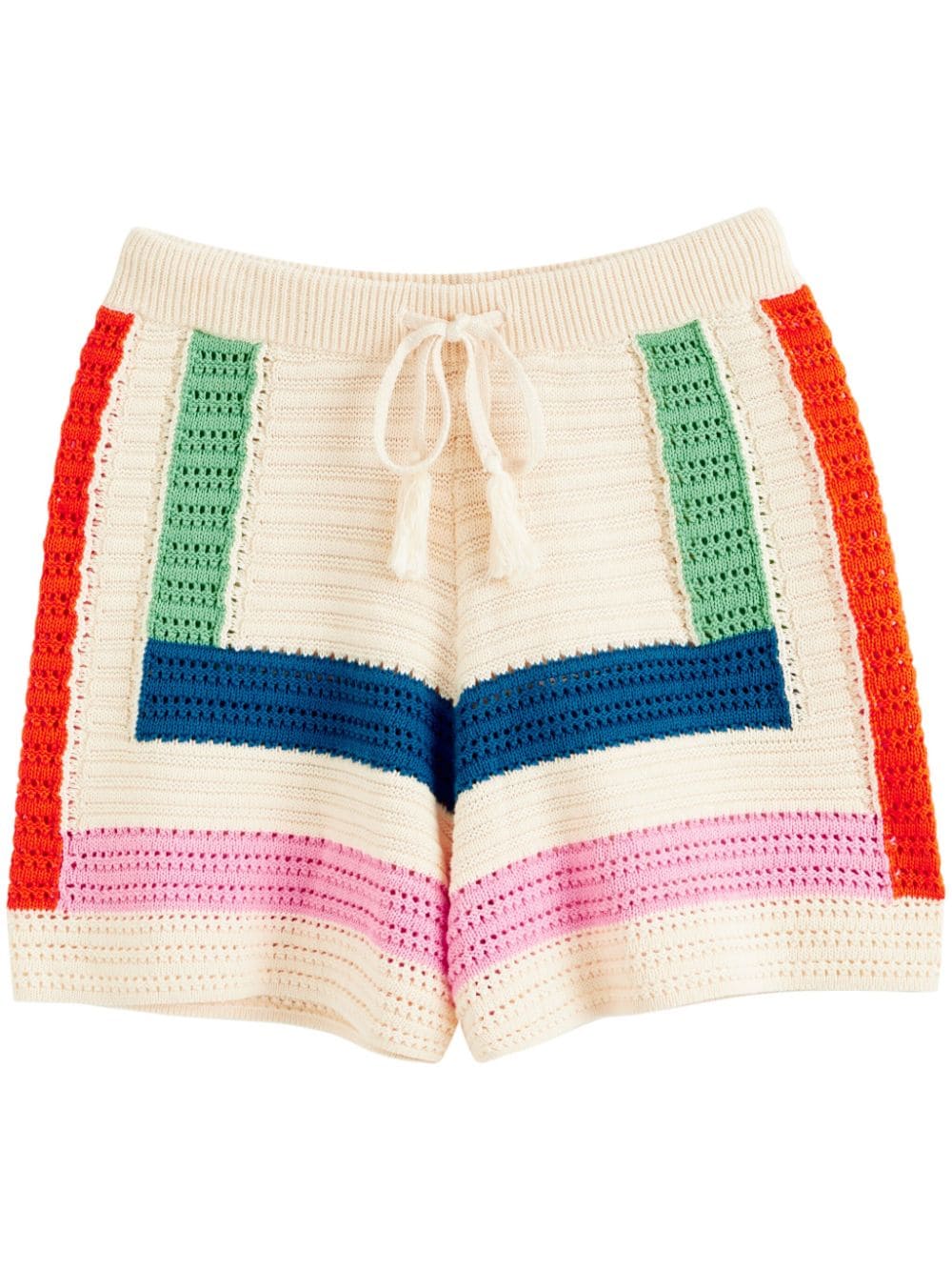 Chinti & Parker Capri Shorts aus Bio-Baumwolle - Nude von Chinti & Parker