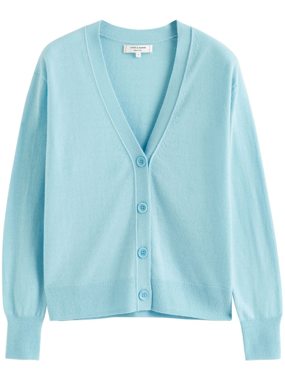 Chinti & Parker Essentials Cardigan aus Kaschmir - Blau von Chinti & Parker