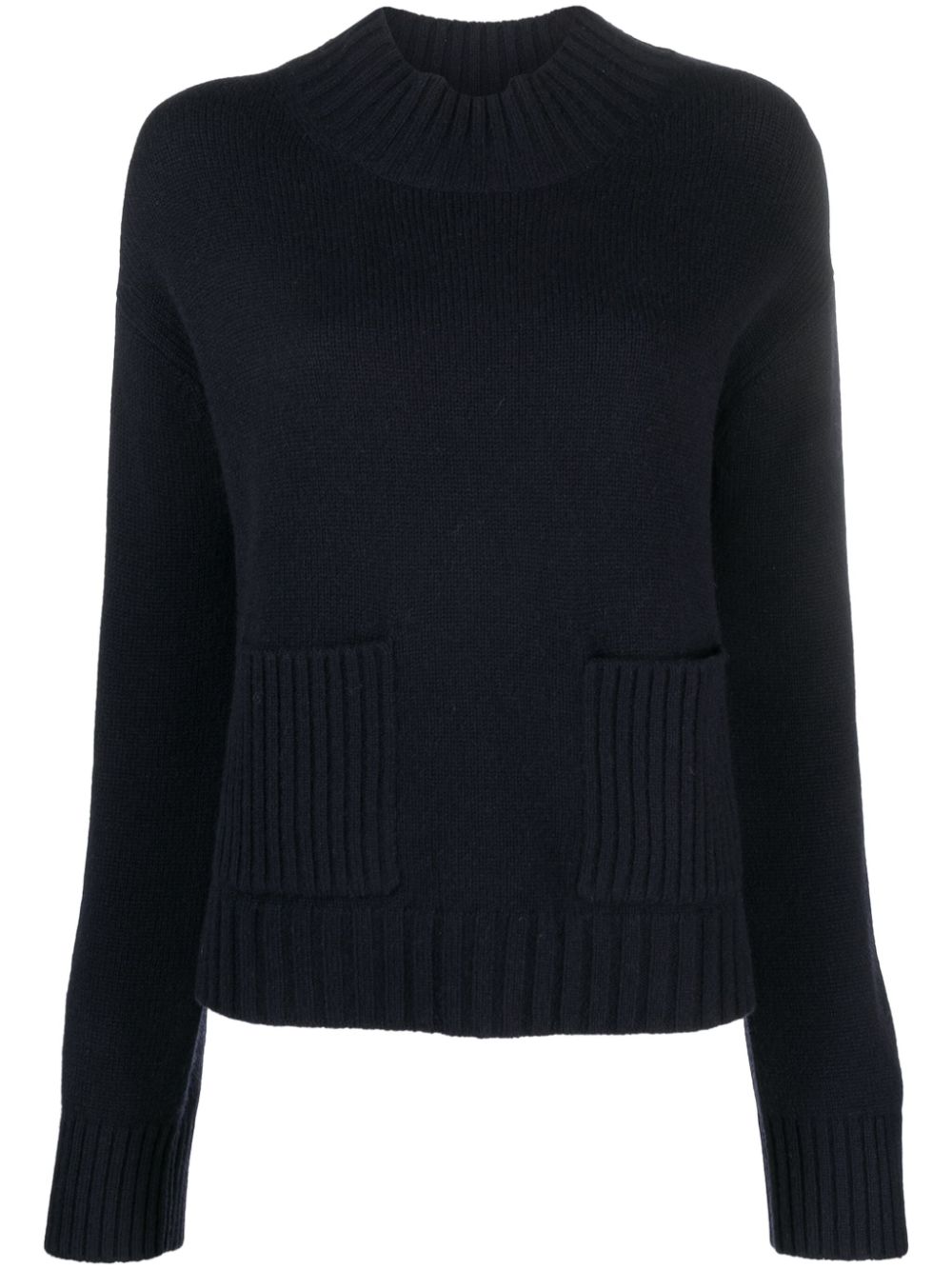 Chinti & Parker Gerippter Kaschmirpullover - Blau von Chinti & Parker