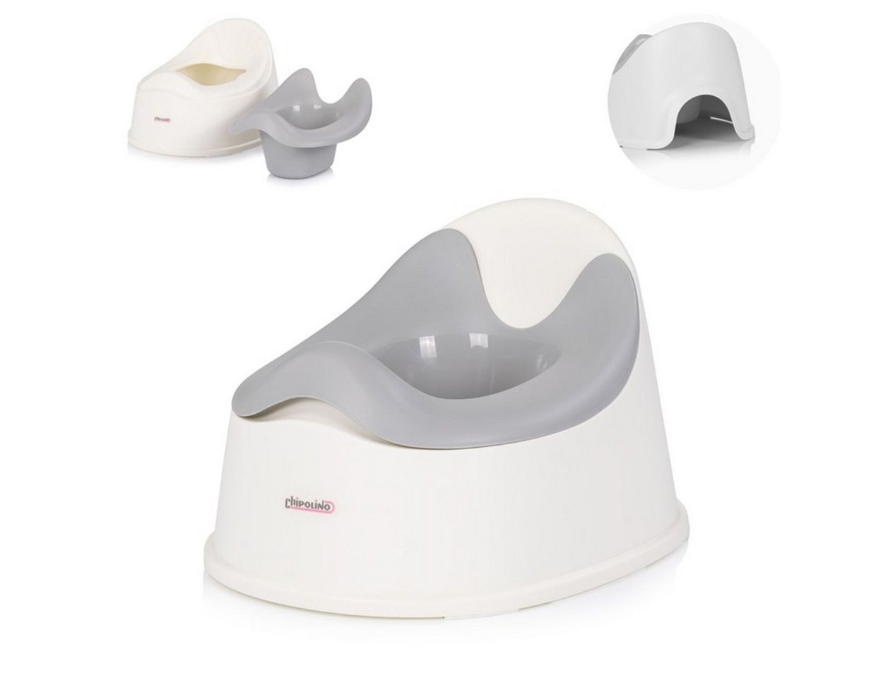 Chipolino Töpfchen Töpfchen Fiesta Behälter, abnehmbar, rutschfeste Basis Töpfchentraining von Chipolino