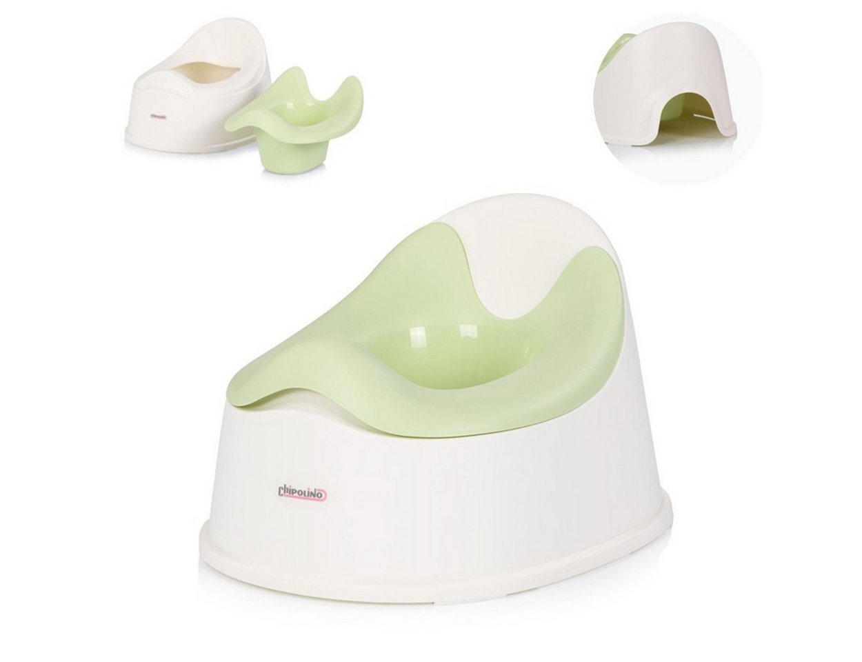 Chipolino Töpfchen Töpfchen Fiesta Behälter, abnehmbar, rutschfeste Basis Töpfchentraining von Chipolino