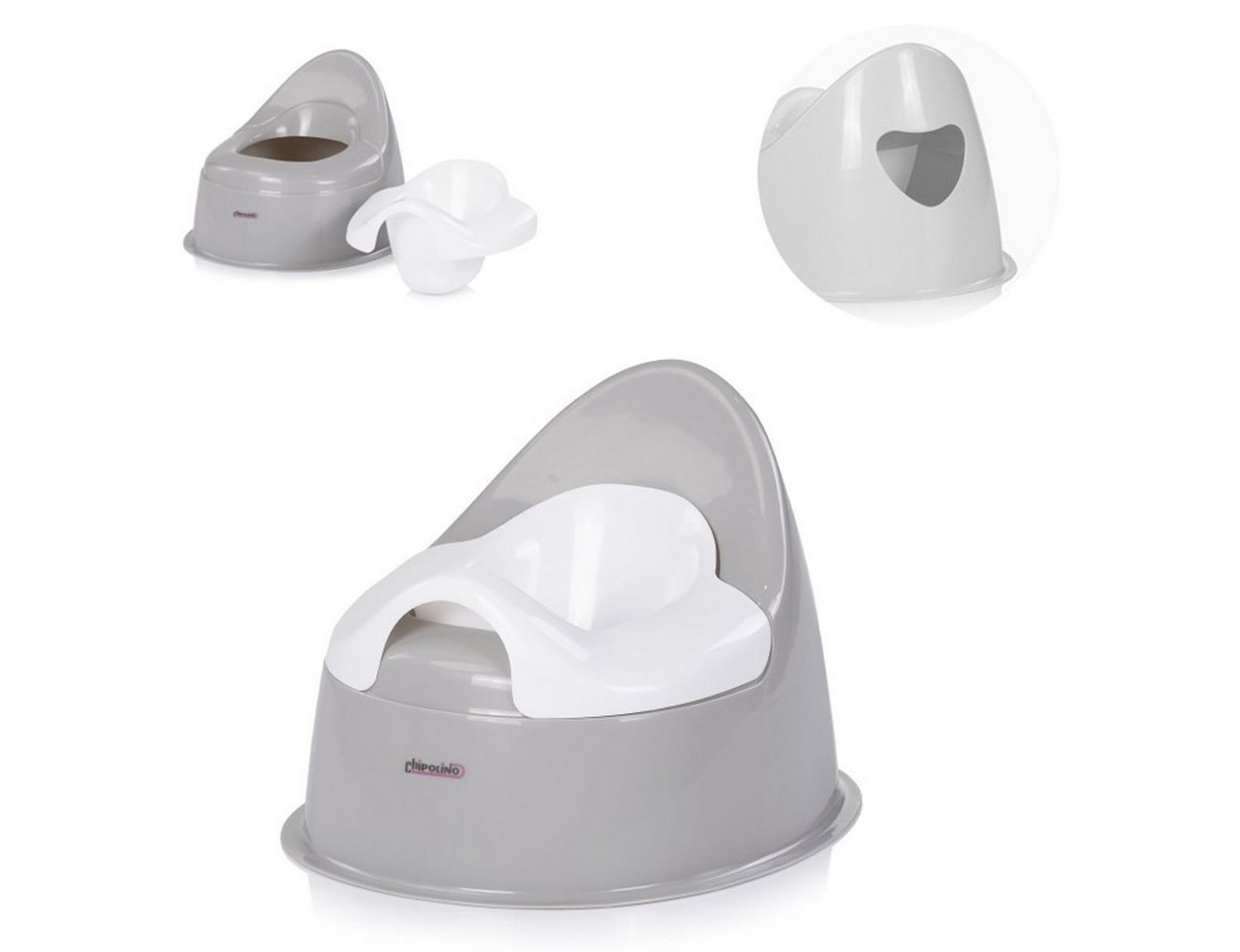 Chipolino Töpfchen Töpfchen Party rutschfest, Behälter abnehmbar, Spritzschutz, ab 1 Jahr von Chipolino