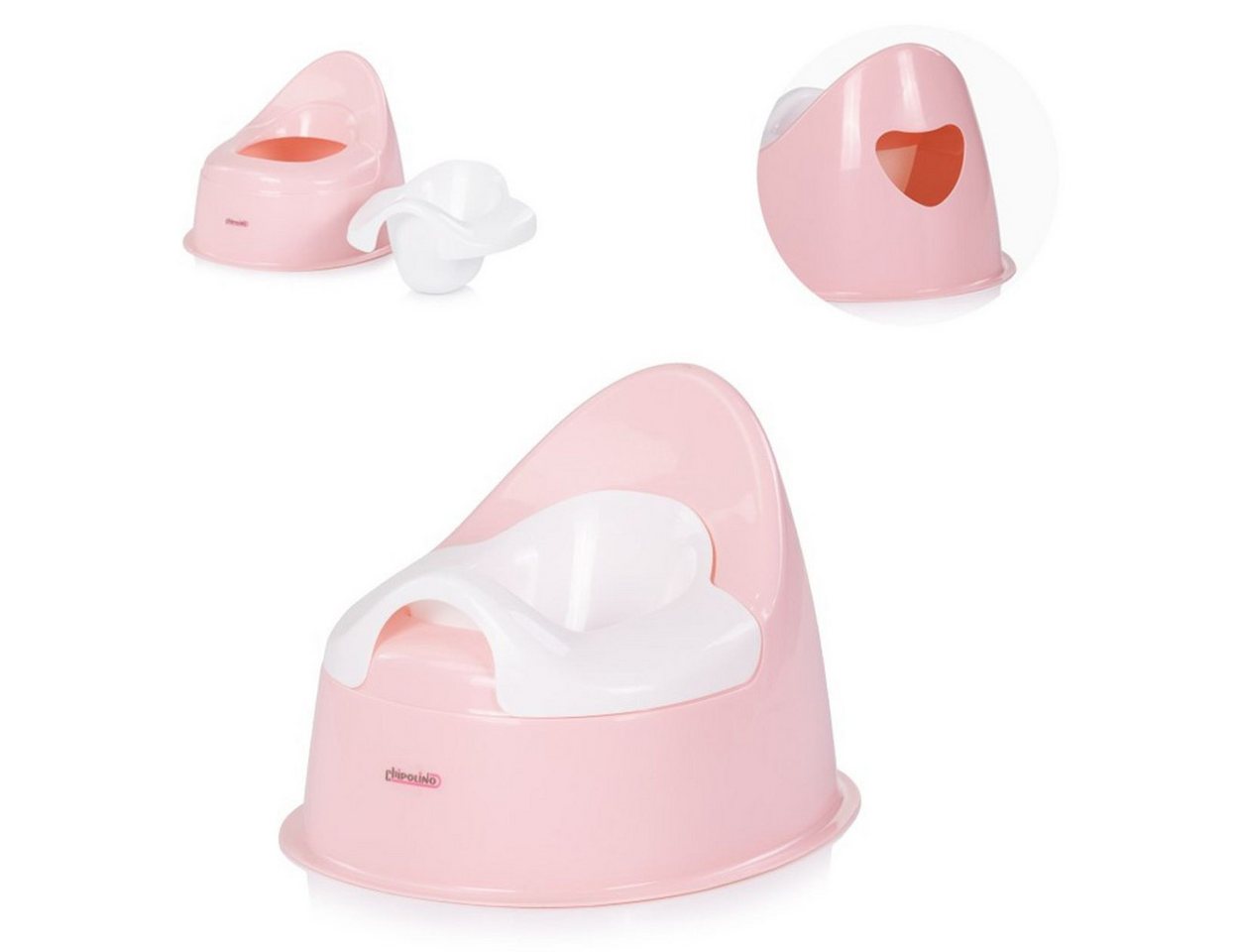 Chipolino Töpfchen Töpfchen Party rutschfest, Behälter abnehmbar, Spritzschutz, ab 1 Jahr von Chipolino