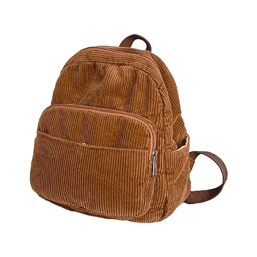 Chirest Kleine Damen-Rucksack-Geldbörse - Mini Ästhetische Geldbörse (Braun) von Chirest
