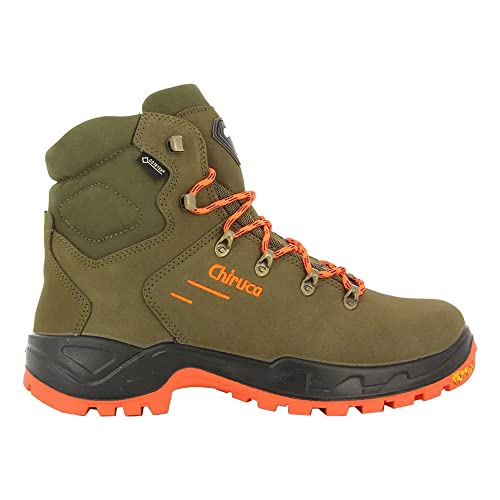 Chiruca Botas Game Hi Vis 08 - Verde y Naranja, 41 von Chiruca