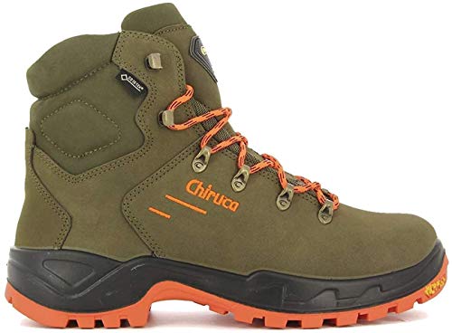 Chiruca Botas Game Hi Vis 08 - Verde y Naranja, 45 von Chiruca