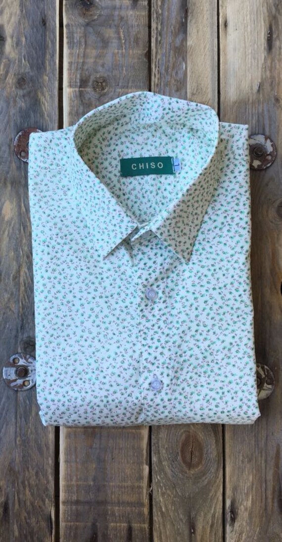 Neu Chisoshirts Floral Shirt in Gr. L Langarm von ChisoShirts