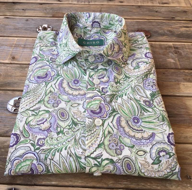 Neu Chisoshirts Floral Shirt in Größe S Langarm von ChisoShirts