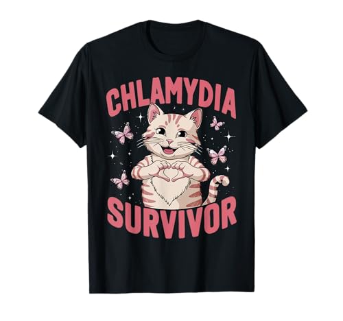 Chlamydia Survivor Cat Meme Funny Shirts for Men Adult Humor T-Shirt Chlamydia Survivor Cat Meme Funny Shirts for Men Adult Humor T-Shirt von Chlamydia Survivor Era Funny Cat Meme